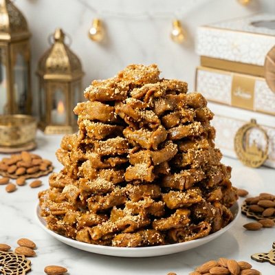 Chebakia Royale aux Amandes